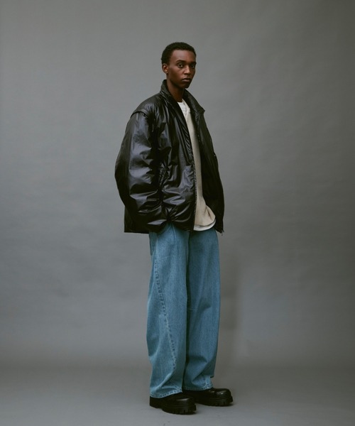 ジャケット・アウター soerte 2way llic volume puff jacket soerte（ソエルテ）の「2way metallic volume puff jacket/2way