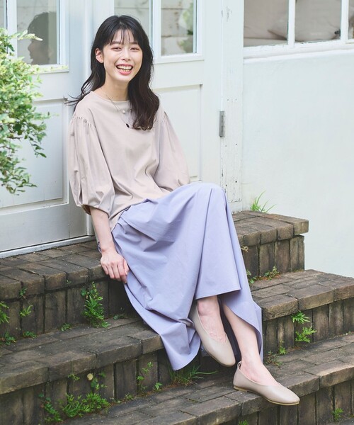 ANY(エニィ)の「【定番人気・履き心地抜群】走れるバレエパンプス(パンプス・レディース・ベージュ系/ブラック系/グレー系/黄土色系・SMALL/MEDIUM/LARGE)」の15枚目の写真