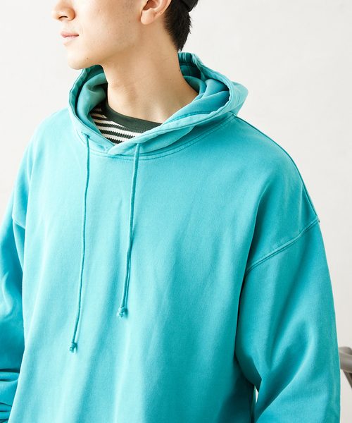 JOURNAL STANDARD relume(ジャーナルスタンダード レリューム)の「CALIFORNIA スリット プルオーバーパーカー(パーカー・メンズ・ベージュ系その他/ブラック/ライトグリーン/ダークブルー・MEDIUM/LARGE)」の21枚目の写真