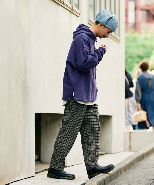 JOURNAL STANDARD relume(ジャーナルスタンダード レリューム)の「CALIFORNIA スリット プルオーバーパーカー(パーカー・メンズ・ベージュ系その他/ブラック/ライトグリーン/ダークブルー・MEDIUM/LARGE)」の22枚目の写真