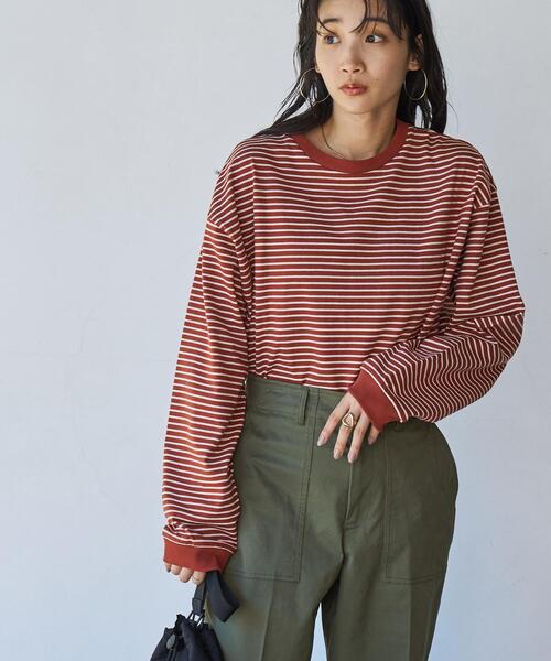 coen（コーエン）の「USAコットンレトロボーダーTシャツ（WEB