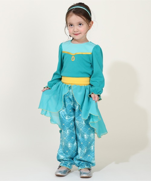 Disney（ディズニー）の「ディズニー プリンセス/ワンピース8724K（ワンピース・キッズ・その他22/その他29/その他21/ネイビー/ライトグリーン系1/ピンク/ライトブルー/イエロー/レッド/イエロー×グリーン・120cm/130cm/100cm/110cm/90cm）」の12枚目の写真