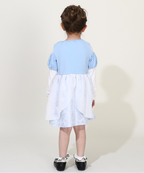 Disney（ディズニー）の「ディズニー プリンセス/ワンピース8724K（ワンピース・キッズ・その他22/その他29/その他21/ネイビー/ライトグリーン系1/ピンク/ライトブルー/イエロー/レッド/イエロー×グリーン・120cm/130cm/100cm/110cm/90cm）」の11枚目の写真