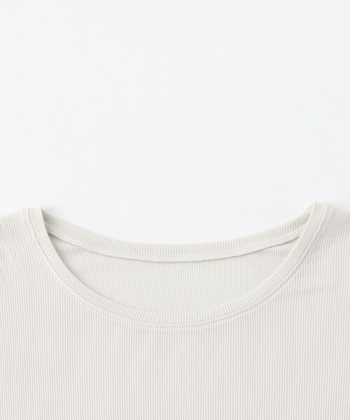 UNFILO(アンフィーロ)の「【洗える】シアーカフスインナー(Tシャツ/カットソー・レディース・アイボリー系/ホワイト系・LARGE/SMALL/MEDIUM)」の6枚目の写真