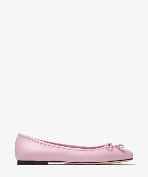 JIMMY CHOO（ジミーチュウ）の「ELME FLAT（バレエシューズ・レディース・ゴールド/イエロー/ピンク/ブラック・36/36.5/37/37.5/38/35.5）」の3枚目の写真