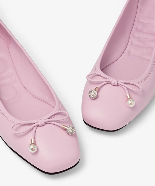 JIMMY CHOO（ジミーチュウ）の「ELME FLAT（バレエシューズ・レディース・ゴールド/イエロー/ピンク/ブラック・36/36.5/37/37.5/38/35.5）」の10枚目の写真