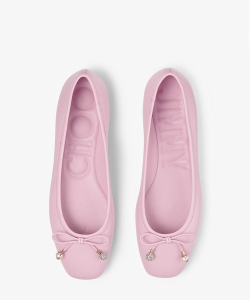 JIMMY CHOO（ジミーチュウ）の「ELME FLAT（バレエシューズ・レディース・ゴールド/イエロー/ピンク/ブラック・36/36.5/37/37.5/38/35.5）」の11枚目の写真