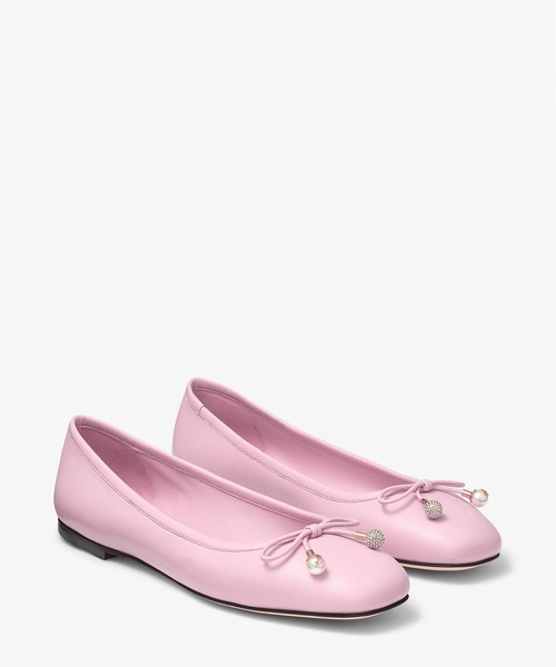 JIMMY CHOO（ジミーチュウ）の「ELME FLAT（バレエシューズ・レディース・ゴールド/イエロー/ピンク/ブラック・36/36.5/37/37.5/38/35.5）」の12枚目の写真