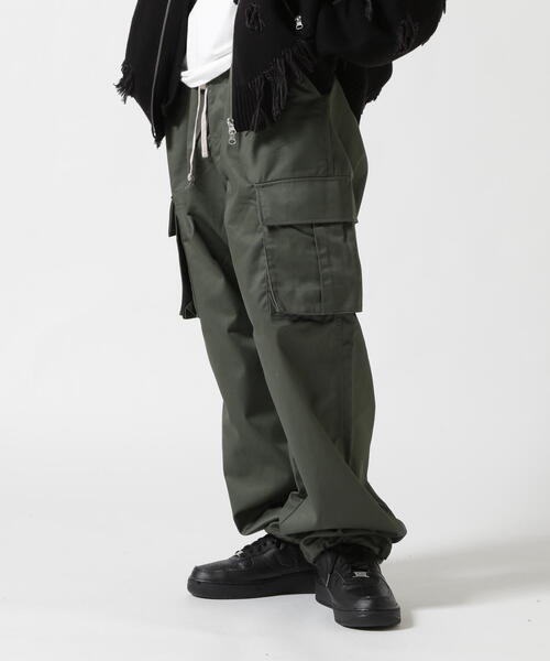 DANKE SCHON（ダンケシェーン）の「【WEB&DEPOT限定】DankeSchon/ダンケシェーン/TC TWILL CARGO PANTS（カーゴパンツ・レディース・ブラック/ベージュ・L/M）」の6枚目の写真