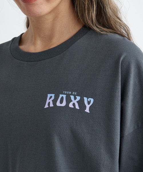 ROXY(ロキシー)の「【ZOZO別注アイテム】TOUR DE ROXY L/S TE/ロキシーバックプリント長袖ロンT(Tシャツ/カットソー・レディース・グリーン/ホワイト/ブラック・FREE)」の10枚目の写真