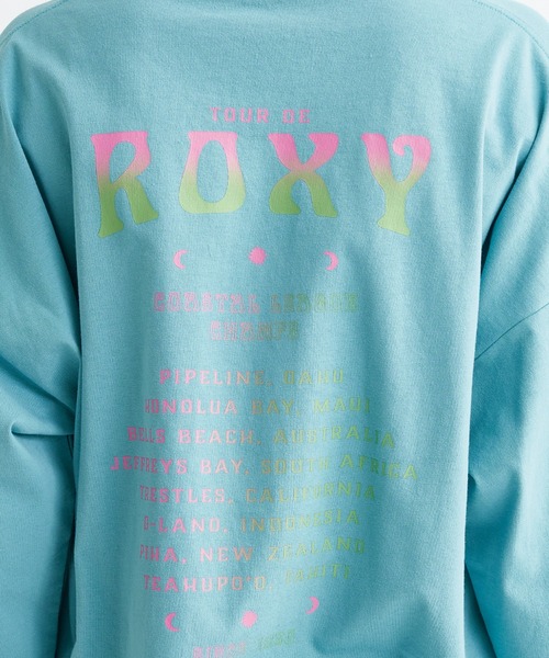 ROXY(ロキシー)の「【ZOZO別注アイテム】TOUR DE ROXY L/S TE/ロキシーバックプリント長袖ロンT(Tシャツ/カットソー・レディース・グリーン/ホワイト/ブラック・FREE)」の13枚目の写真