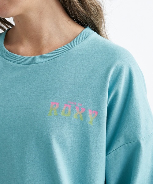 ROXY(ロキシー)の「【ZOZO別注アイテム】TOUR DE ROXY L/S TE/ロキシーバックプリント長袖ロンT(Tシャツ/カットソー・レディース・グリーン/ホワイト/ブラック・FREE)」の14枚目の写真