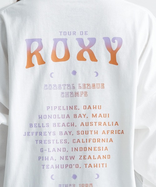 ROXY(ロキシー)の「【ZOZO別注アイテム】TOUR DE ROXY L/S TE/ロキシーバックプリント長袖ロンT(Tシャツ/カットソー・レディース・グリーン/ホワイト/ブラック・FREE)」の5枚目の写真