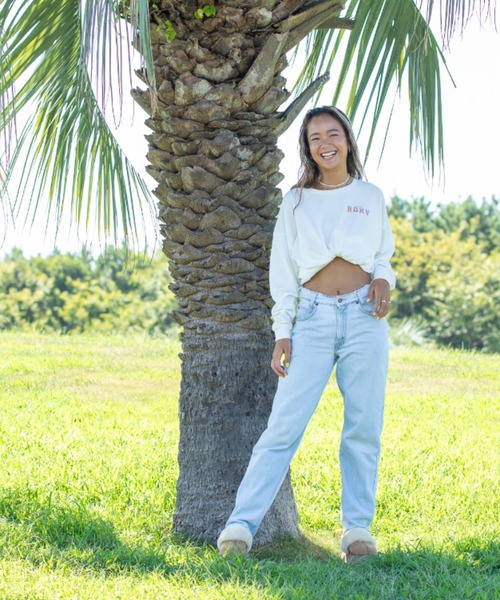 ROXY(ロキシー)の「【ZOZO別注アイテム】TOUR DE ROXY L/S TE/ロキシーバックプリント長袖ロンT(Tシャツ/カットソー・レディース・グリーン/ホワイト/ブラック・FREE)」の18枚目の写真