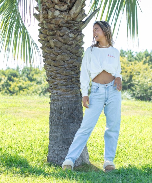 ROXY(ロキシー)の「【ZOZO別注アイテム】TOUR DE ROXY L/S TE/ロキシーバックプリント長袖ロンT(Tシャツ/カットソー・レディース・グリーン/ホワイト/ブラック・FREE)」の19枚目の写真