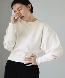 select MOCA | スポンディッシュスウェットライクニット(ニット/セーター)