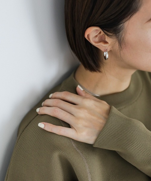 select MOCA（セレクトモカ）の「スポンディッシュスウェットライクニット（ニット/セーター・レディース・ホワイト/ブラック/グレイッシュベージュ・FREE）」の17枚目の写真