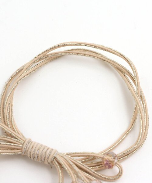 apres les cours(アプレレクール)の「お花ミニクリップ・リボンヘアゴムセット(ヘアゴム・キッズ・ピンク/アイボリー・FREE)」の10枚目の写真