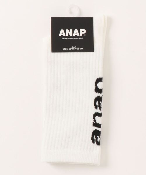ANAP(アナップ)の「anapロゴソックス(ソックス/靴下・レディース・ブルー/オレンジ/ブラック/グリーン/ホワイト・FREE)」の19枚目の写真