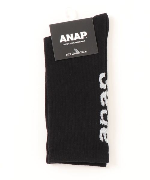 ANAP(アナップ)の「anapロゴソックス(ソックス/靴下・レディース・ブルー/オレンジ/ブラック/グリーン/ホワイト・FREE)」の20枚目の写真