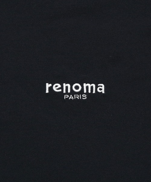 renoma PARIS - 新品【renoma】ロゴ　半袖　モックネック　プルオーバー ブラック　Ｍ renoma PARIS（レノマパリス）の「LOGO MOCK NECK T-SHIRT SS（T