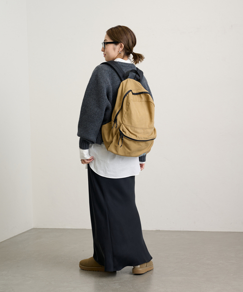 FRAMeWORK(フレームワーク)の「【BATTLE LAKE/バトルレイク】canvas Day Pack(バックパック/リュック・レディース・キャメル・FREE)」の3枚目の写真