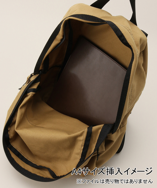 FRAMeWORK(フレームワーク)の「【BATTLE LAKE/バトルレイク】canvas Day Pack(バックパック/リュック・レディース・キャメル・FREE)」の12枚目の写真