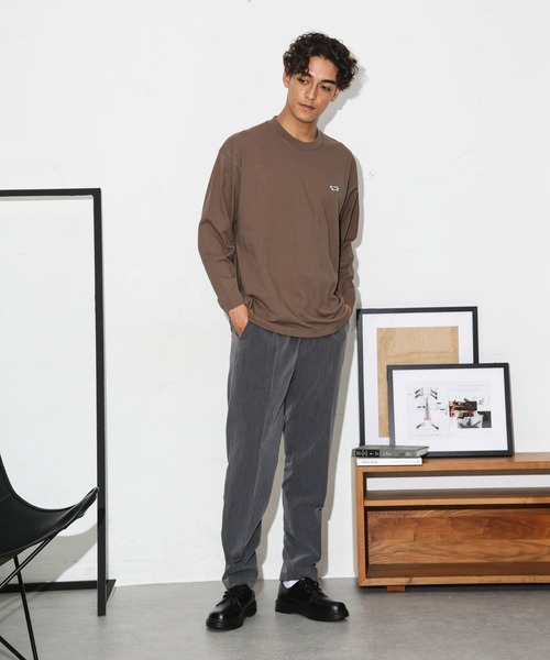 PENNEYS(ぺニーズ)の「「Penney's別注」ワンポイントTシャツロンT(Tシャツ/カットソー・メンズ・モカ/スミクロ/ホワイト・S/L/M)」の11枚目の写真