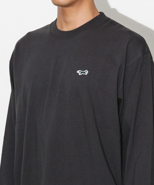 PENNEYS(ぺニーズ)の「「Penney's別注」ワンポイントTシャツロンT(Tシャツ/カットソー・メンズ・モカ/スミクロ/ホワイト・S/L/M)」の6枚目の写真