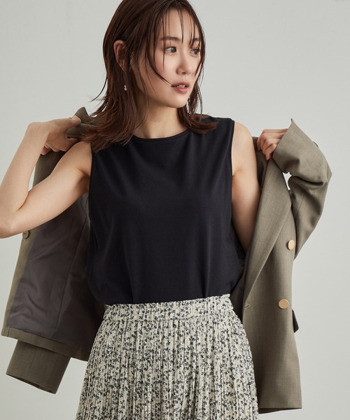 ROPE' PICNIC（ロペピクニック）の「Energyインナー（タンクトップ・レディース・ブラック/グレー系その他・38）」の2枚目の写真