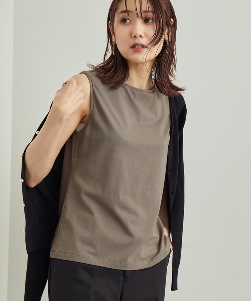 ROPE' PICNIC（ロペピクニック）の「Energyインナー（タンクトップ・レディース・ブラック/グレー系その他・38）」の10枚目の写真