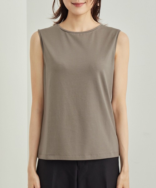 ROPE' PICNIC（ロペピクニック）の「Energyインナー（タンクトップ・レディース・ブラック/グレー系その他・38）」の12枚目の写真