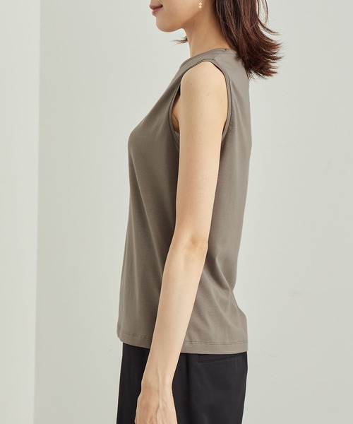 ROPE' PICNIC（ロペピクニック）の「Energyインナー（タンクトップ・レディース・ブラック/グレー系その他・38）」の13枚目の写真