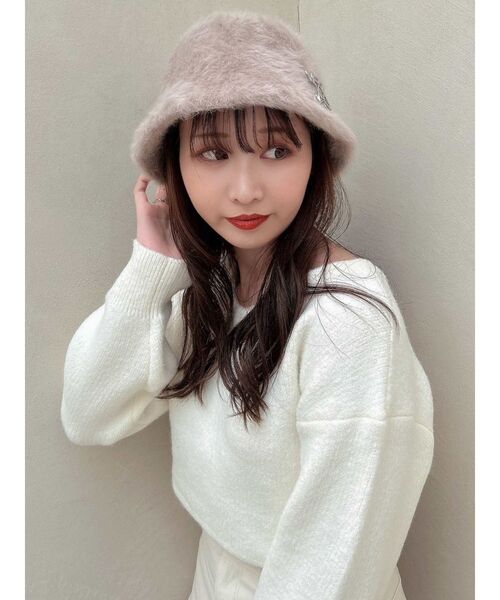dazzlin(ダズリン)の「バックストリングニットプルオーバー(ニット/セーター・レディース・オフホワイト/ベージュ/ピンク/イエロー/ブルー/レッド・FREE)」の17枚目の写真
