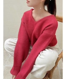 dazzlin | バックストリングニットプルオーバー(ニット/セーター)