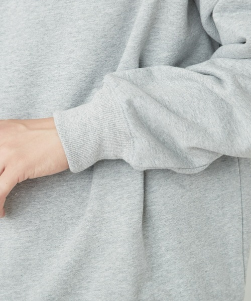 CIAOPANIC TYPY（チャオパニックティピー）の「【ユニセックス】ワンポイント刺繍裏毛スウェット（スウェット・メンズ・ライトグレー/アイボリー/チャコールグレー/ブラック/ネイビー/オフホワイト・MEDIUM/LARGE）」の12枚目の写真