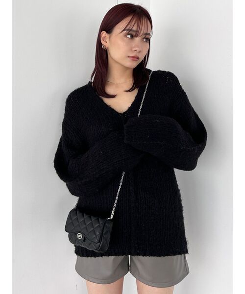 EMODA（エモダ）の「フェイクレザーショートパンツ（その他パンツ・レディース・グレー/ブラック・SMALL/MEDIUM）」の16枚目の写真