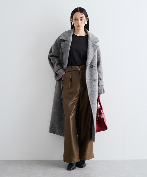 VIS(ビス)の「【洗える】タックボリュームスリーブカットソー(Tシャツ/カットソー・レディース・ブラック/オフホワイト/ターコイズブルー/グレー・FREE)」の18枚目の写真