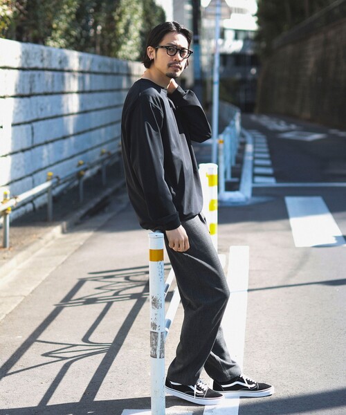 Gramicci(グラミチ)の「Gramicci / 別注 シャンブレー パンツ(その他パンツ・メンズ・ブラック/ネイビー/チャコールグレー・X-LARGE/SMALL/MEDIUM/LARGE)」の4枚目の写真