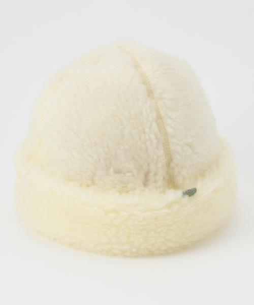 BEAMS BOY（ビームスボーイ）の「decho / ボア ハット 15FW（ハット・レディース・ナチュラル/ブラック・ONE SIZE）」の8枚目の写真