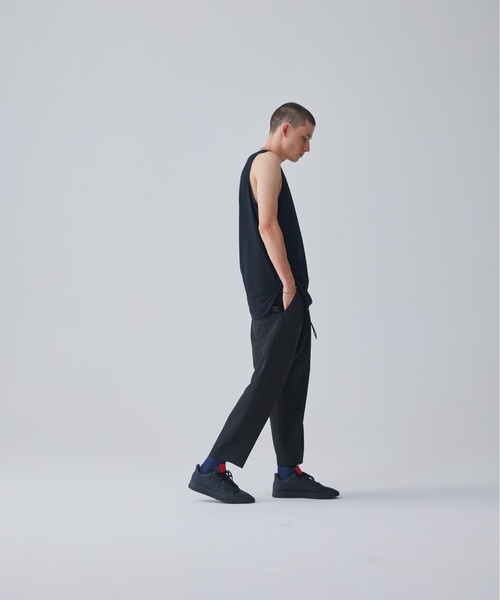 Iroquois（イロコイ）の「LAYERED LONG T/T（タンクトップ・メンズ・ライトブルー/ライトピンク/オフホワイト/ベージュ/ブラック・1/2/3）」の10枚目の写真