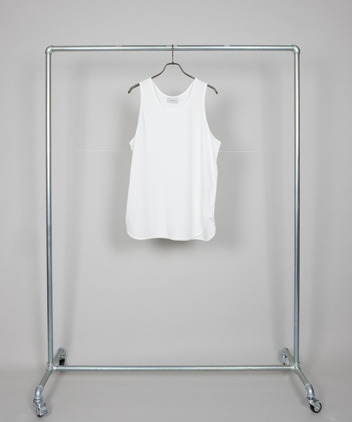 Iroquois（イロコイ）の「LAYERED LONG T/T（タンクトップ・メンズ・ライトブルー/ライトピンク/オフホワイト/ベージュ/ブラック・1/2/3）」の21枚目の写真