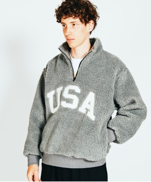 SUNNY SPORTS(サニースポーツ)の「SUNNY SPORTS GOLF/サニースポーツゴルフ QUARTER ZIP-UP WARMER JACKET クオータージップジャケット(ブルゾン・メンズ・ブラック/グレー/オリーブ・LARGE/MEDIUM/X-SMALL)」の18枚目の写真