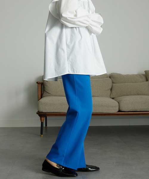 RANAN（ラナン）の「[低身長サイズ有]美脚シルエットスリットフレアパンツ（その他パンツ・レディース・チャコール/ブラック/ライトグレー/ロイヤルブルー/ライトピンク/ブルー系その他・LL/S/M/L）」の20枚目の写真