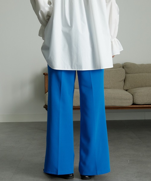 RANAN（ラナン）の「[低身長サイズ有]美脚シルエットスリットフレアパンツ（その他パンツ・レディース・チャコール/ブラック/ライトグレー/ロイヤルブルー/ライトピンク/ブルー系その他・LL/S/M/L）」の21枚目の写真