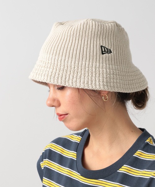 NEW ERA(ニューエラ)の「【NEW ERA(ニューエラ)】KINT BUCKET(ハット・レディース・オフホワイト/ブラック・FREE)」の2枚目の写真