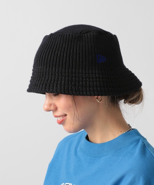NEW ERA(ニューエラ)の「【NEW ERA(ニューエラ)】KINT BUCKET(ハット・レディース・オフホワイト/ブラック・FREE)」の1枚目の写真