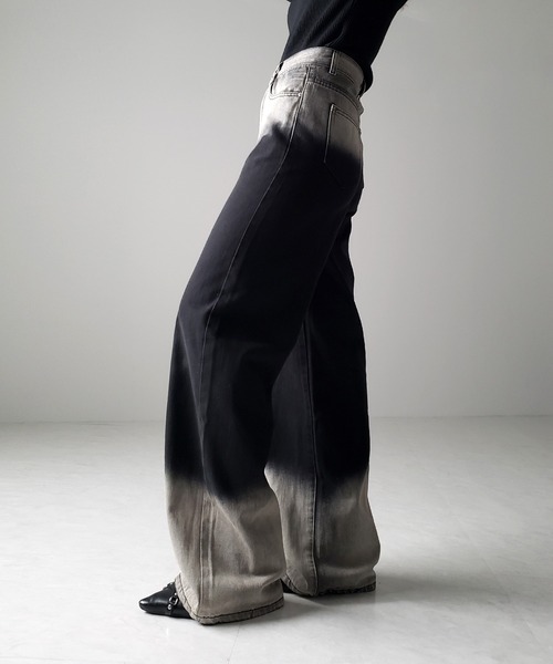 archive ブラックデニム　多ポケット　グラデーション　フェアリーグランジ 作品実績｜NO LIMIT FACTORY：広島県福山市