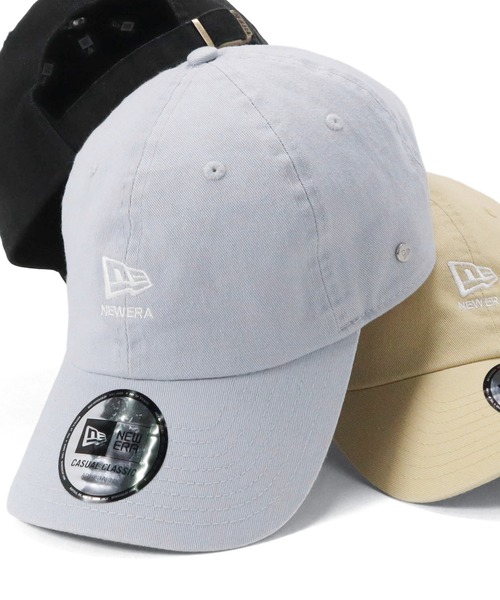 NEW ERA(ニューエラ)の「ニューエラ キャップ カジュアルクラシック フラッグロゴ(キャップ・メンズ・オリーブ/ブラック/ベージュ/ベージュ系その他/ホワイト/ブラウン/グレー/クリーム・FREE)」の4枚目の写真
