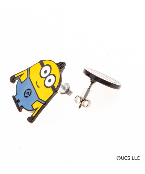 BUTTON＆CUFFLINKS（ボタンアンドカフリンクス）の「BUTTON＆CUFFLINKS　ボタンアンドカフリンクス：ミニオンピアス　スチュアート/オットーとバナナ/ボブとティム/ティムとバナナ（ピアス（両耳用）・レディース・イエロー系その他/イエロー系その他2/イエロー系その他3/イエロー・FREE）」の7枚目の写真